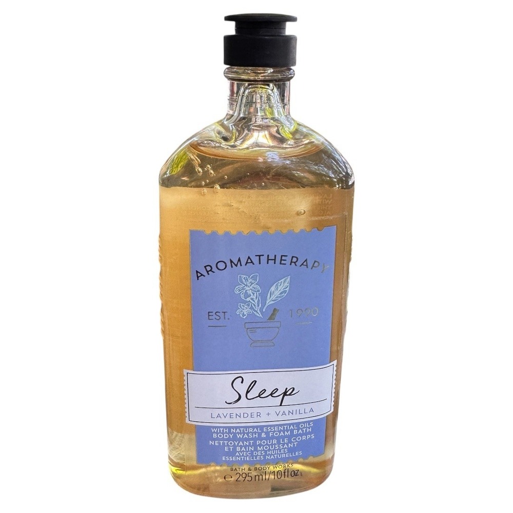 Bath &‎ Body Works Aromatherapy Sleep Lavender + Vanilla Body Wash 10 fl oz